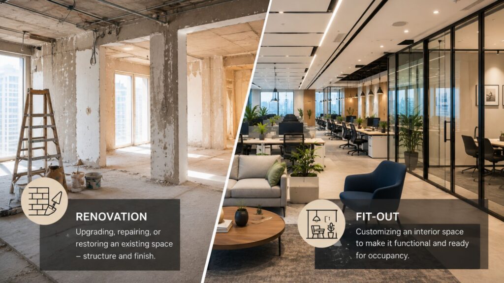 Fit out services, Renovation